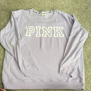 PINK Victoria's Secret Light Purple Crew Neck Sweater